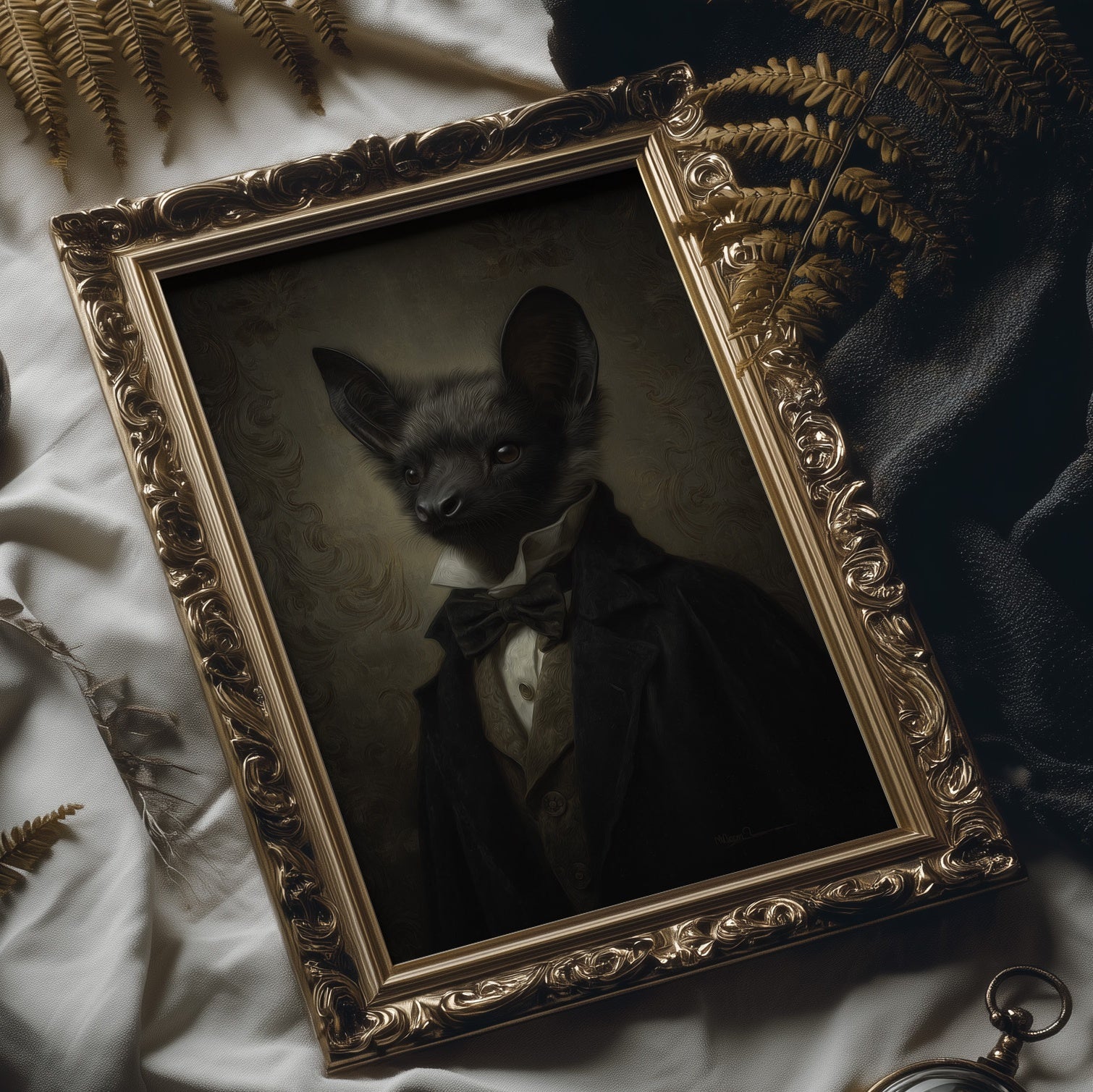 Midnight Baron's Noble Portrait