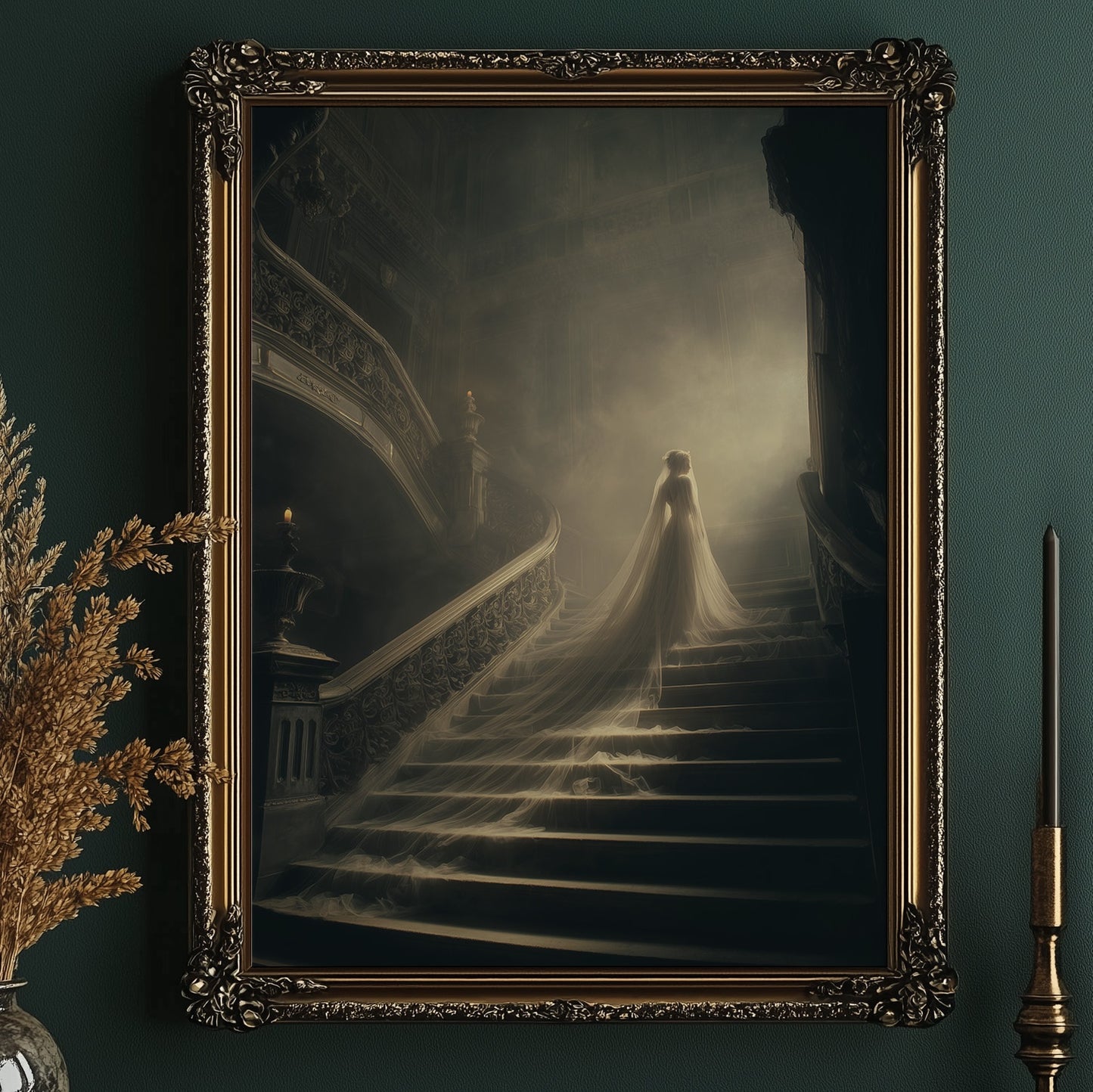Ascending Into Golden Mist
