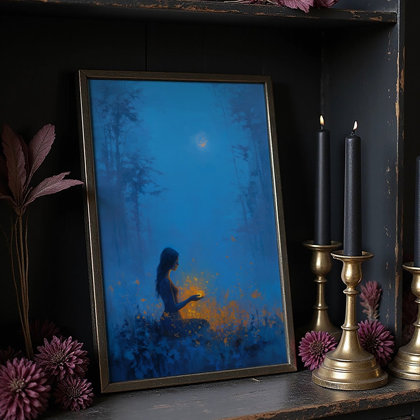 Fireflies Dance At Twilight's Edge