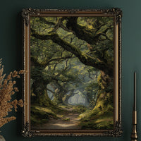 Ancient Oaks Guard Silent Passage