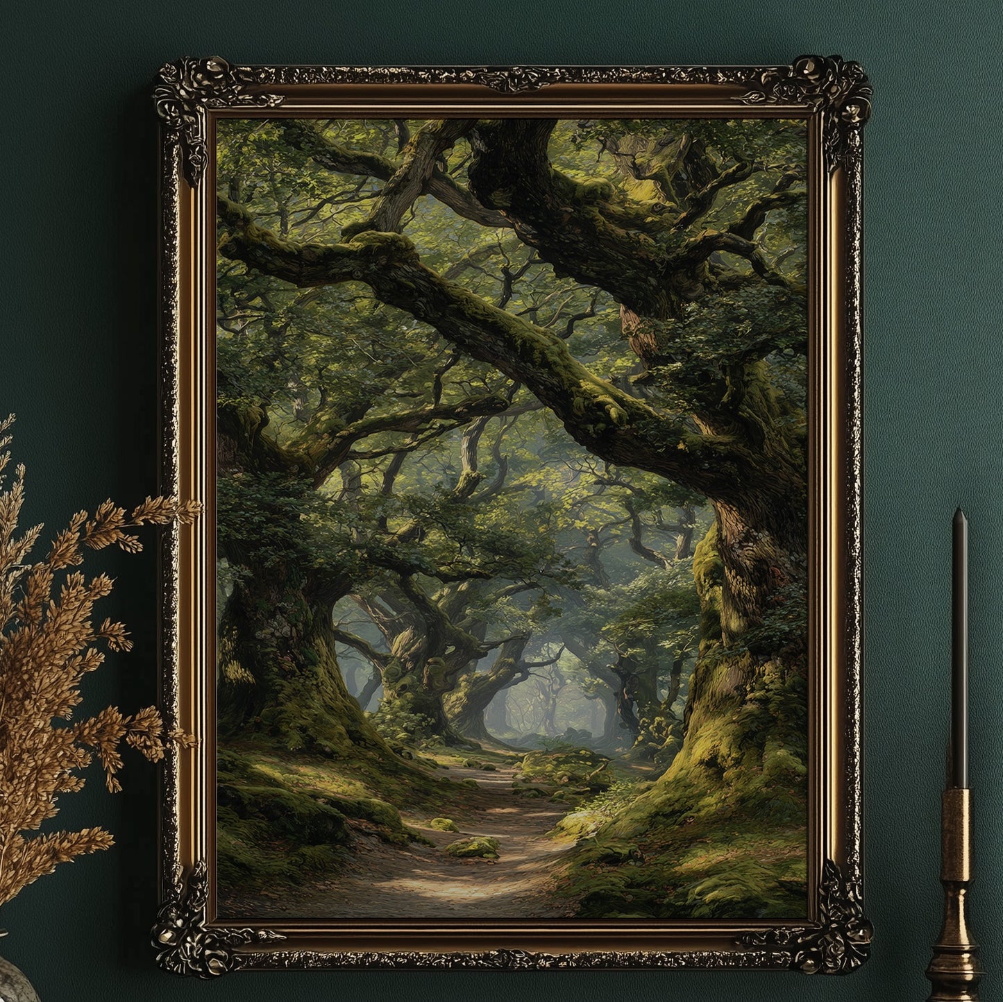 Ancient Oaks Guard Silent Passage