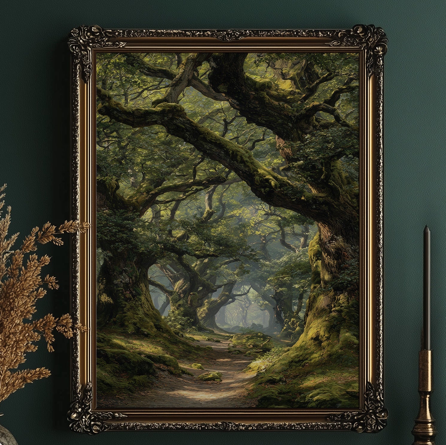 Ancient Oaks Guard Silent Passage