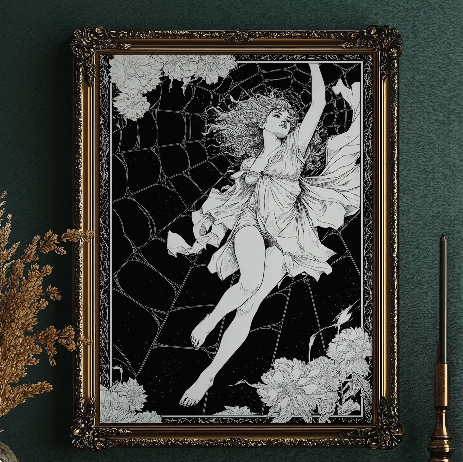 She Dances Between Silk Threads