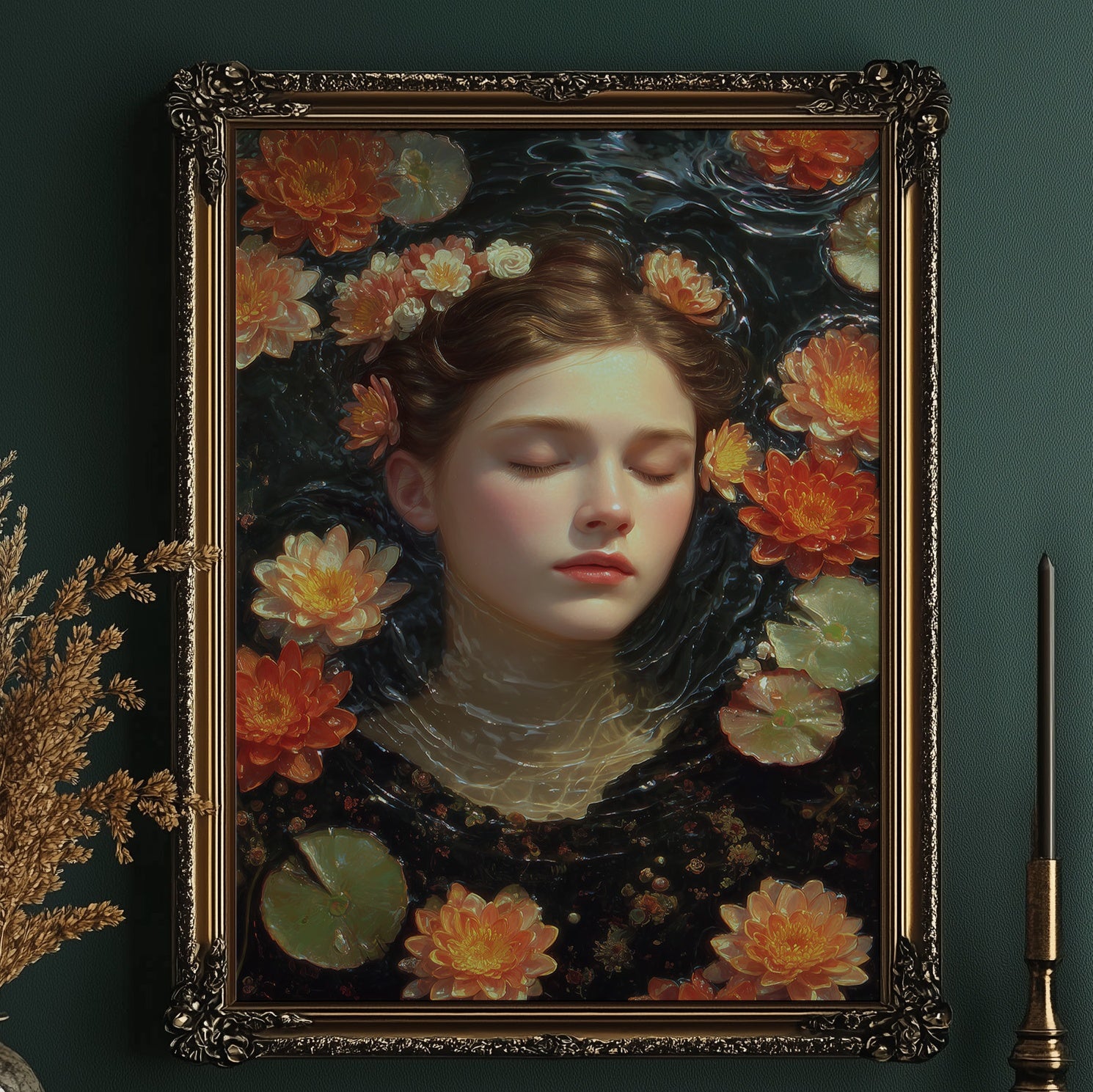 Floating Among Water Lilies