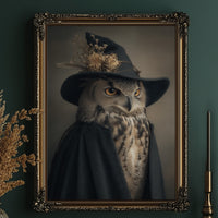 Midnight Sage With Amber Eyes