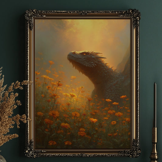 Ancient Scales Among Poppy Fields