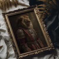 Noble Mane In Royal Attire