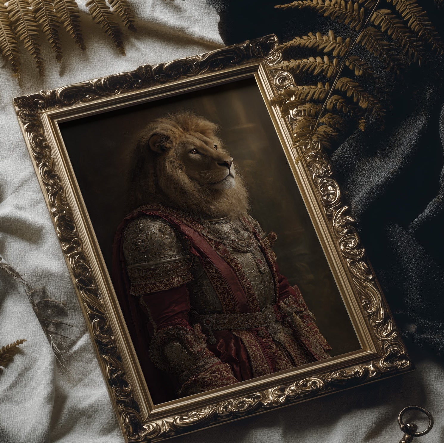 Noble Mane In Royal Attire