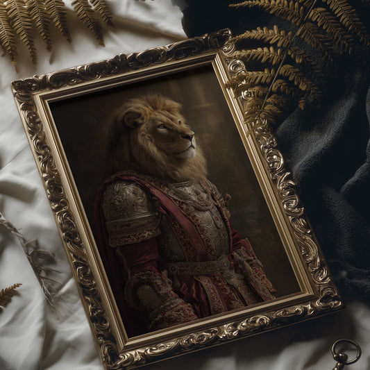 Noble Mane In Royal Attire