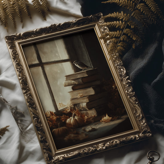 Sparrow's Perch Among Ancient Pages