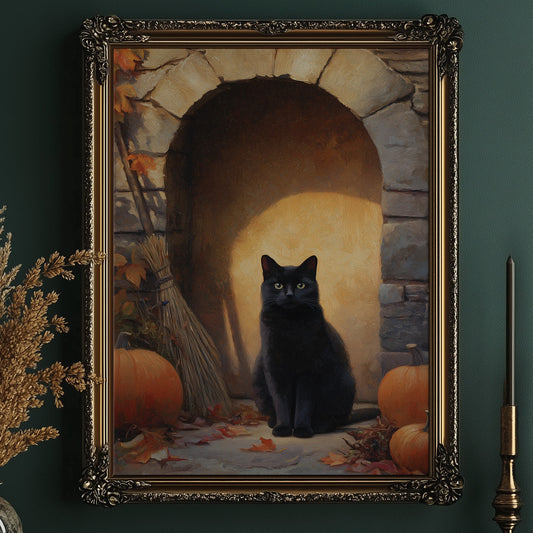 Autumn's Keeper In Stone Archway