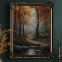 Copper Paths Through Misty Woods