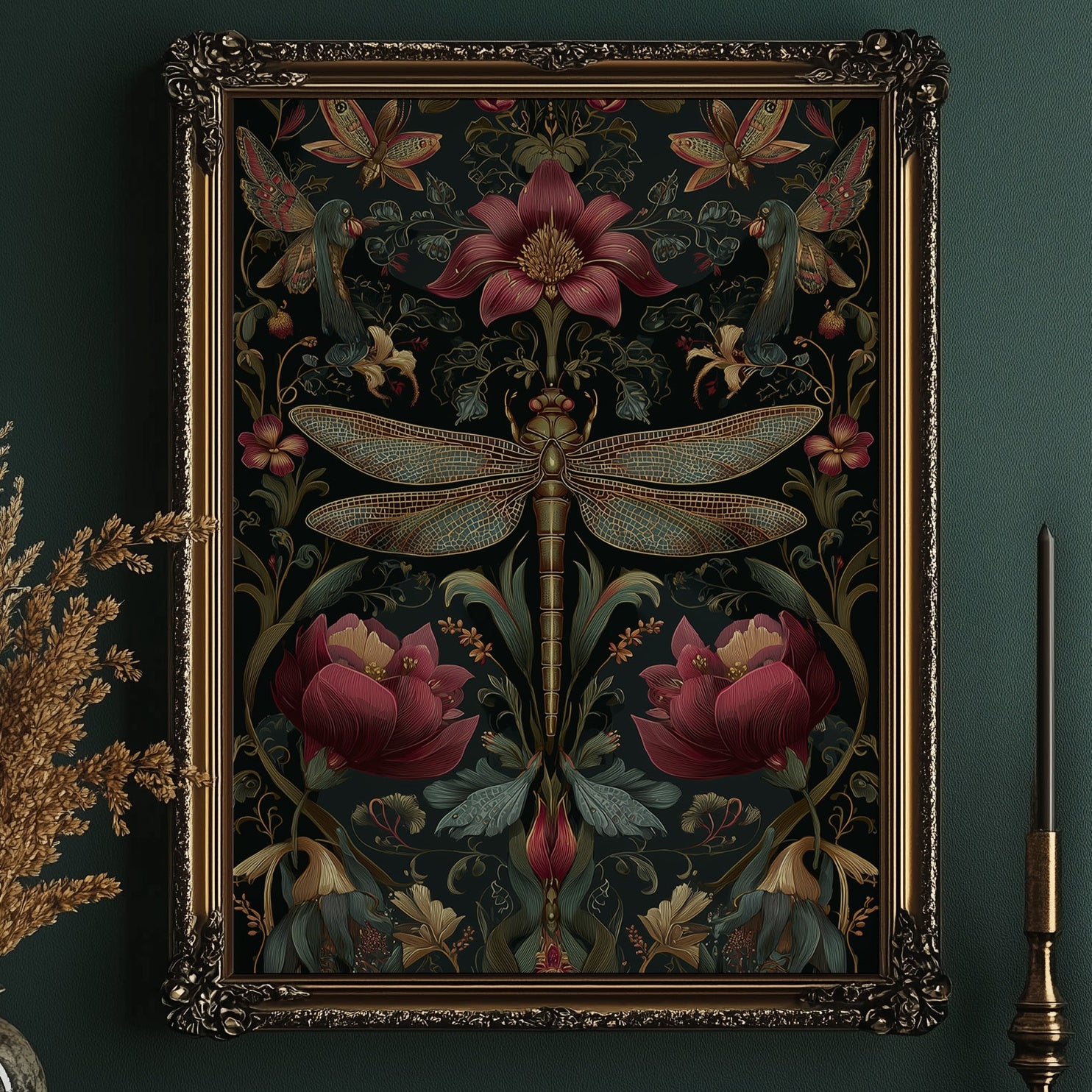 Midnight Garden's Golden Visitor