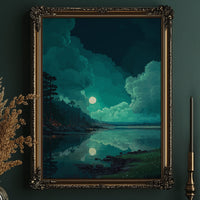 Jade Moons Cast Midnight Reflections