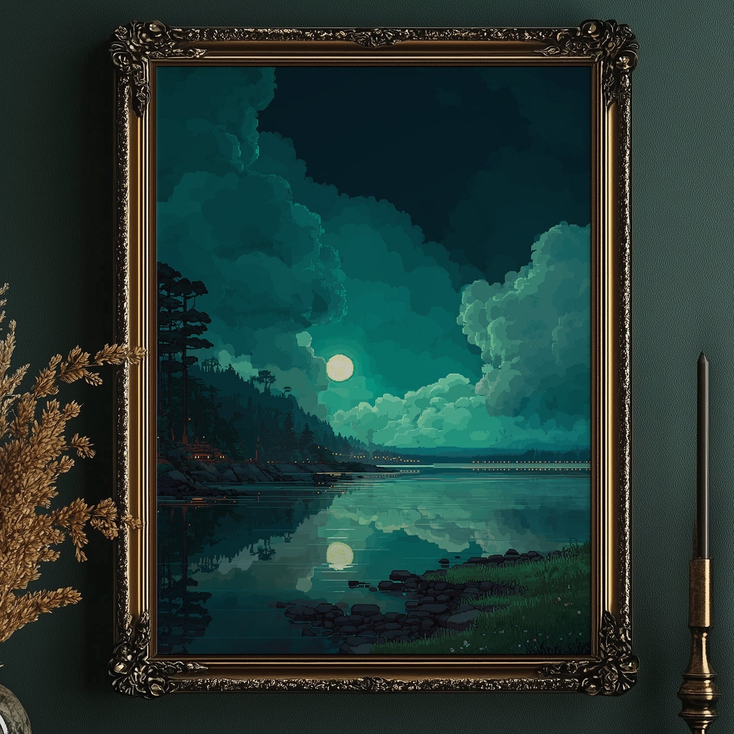 Jade Moons Cast Midnight Reflections