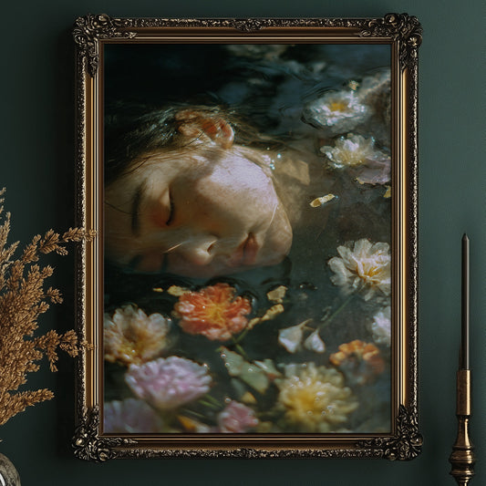 Floating Between Bloom And Sleep