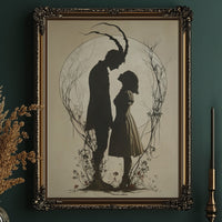 Moonlit Silhouettes In Ancient Tale