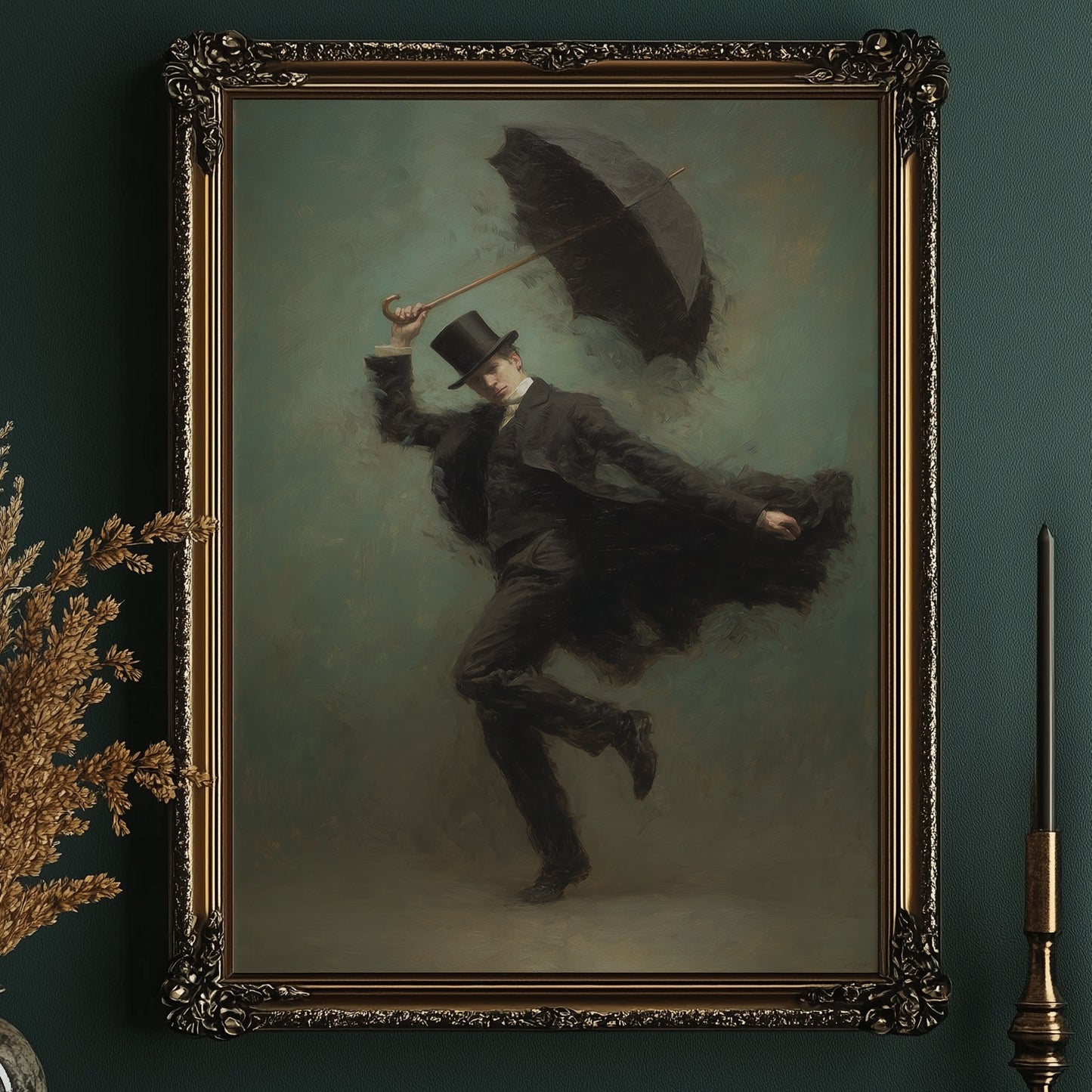 Dancing Against London's Gray Sky