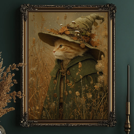 Autumn Sage Wears Fallen Leaves