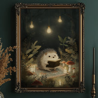 Midnight Tales Under Glowing Bulbs