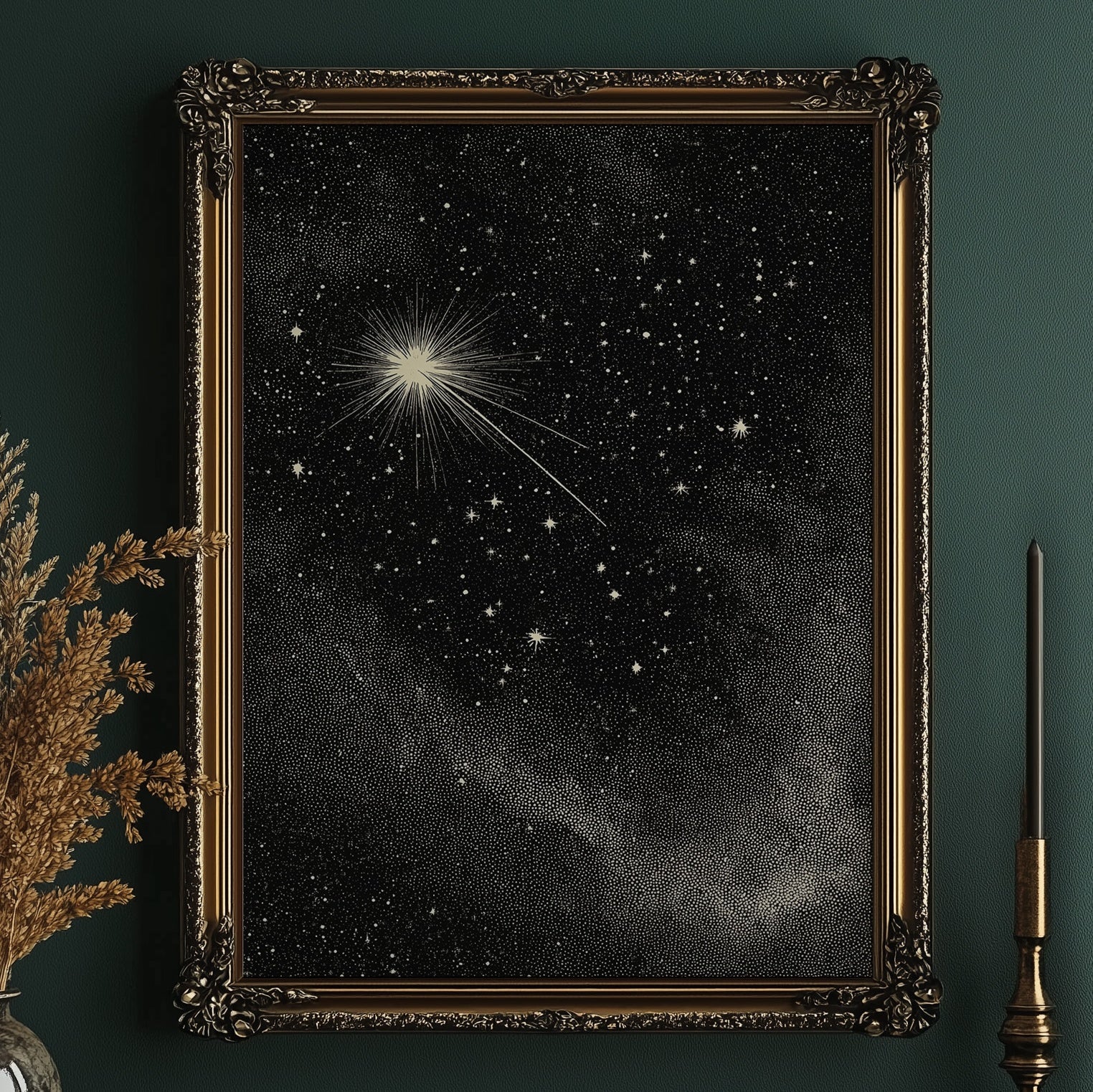 Celestial Beacon Calls Through Night