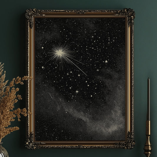 Celestial Beacon Calls Through Night