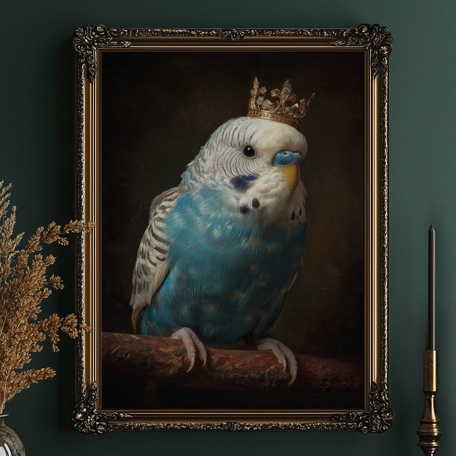 Royal Plumage In Midnight Court