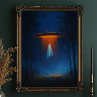 Cosmic Visitor Meets Midnight Forest