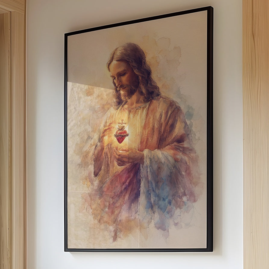 Sacred Heart In Gentle Light