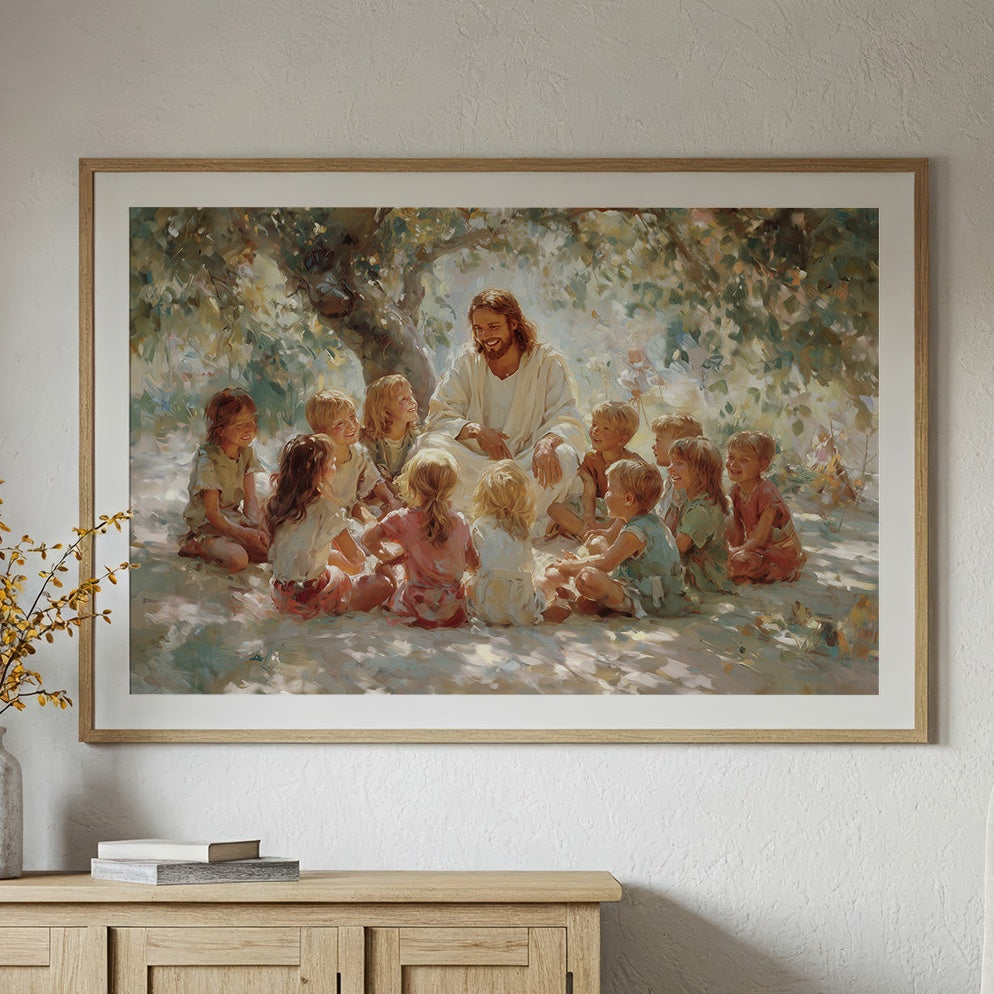 Gathered In Dappled Garden Light