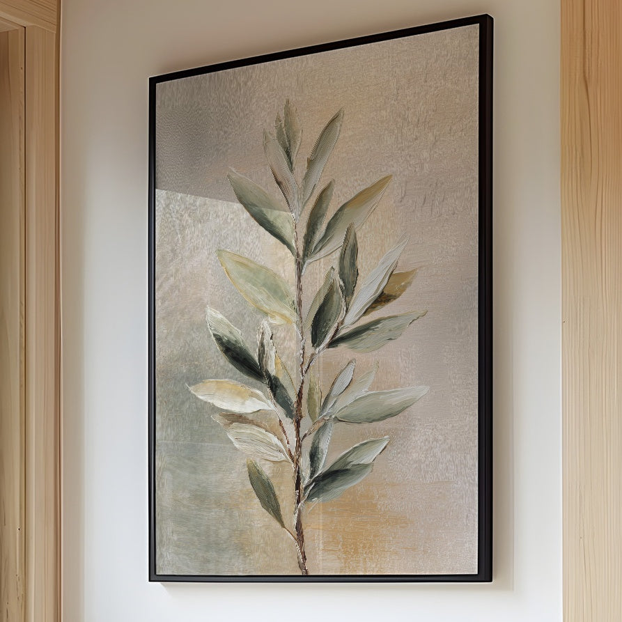 Sage Leaves In Golden Light