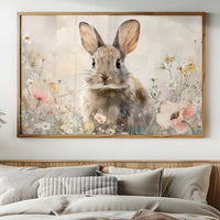 Curious Eyes Among Meadow Blooms