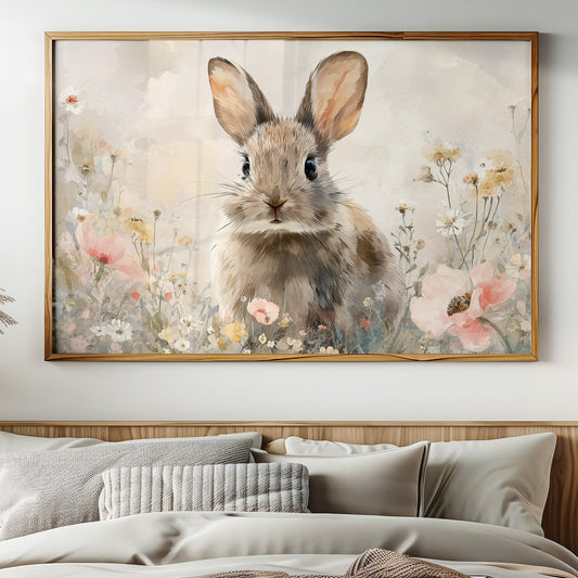 Curious Eyes Among Meadow Blooms