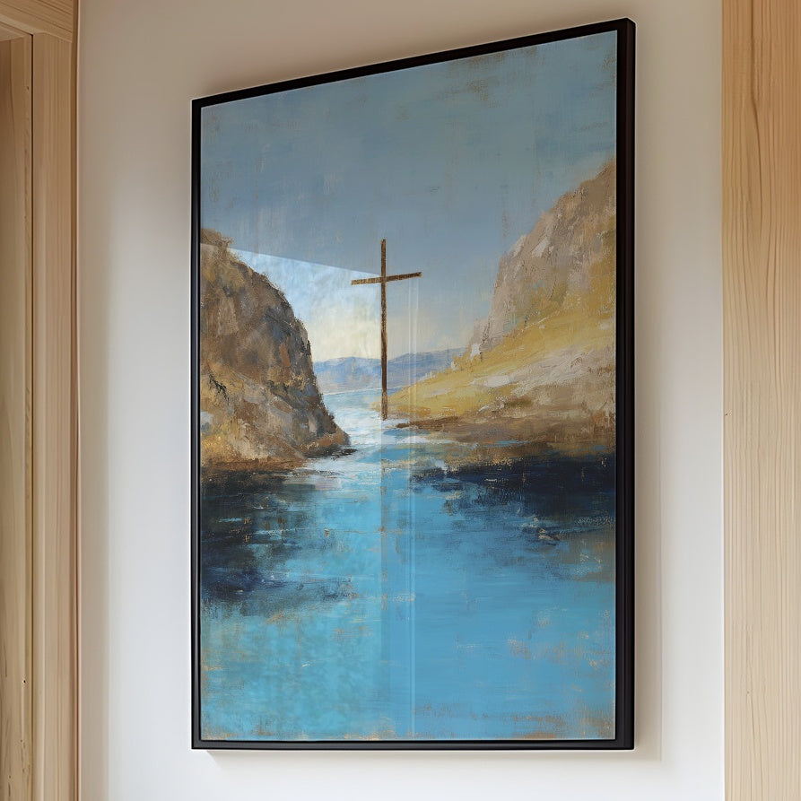 Faith Anchored Between Rocky Shores