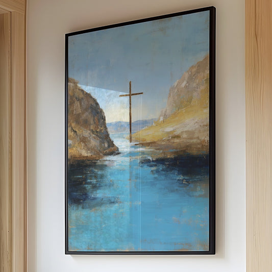 Faith Anchored Between Rocky Shores