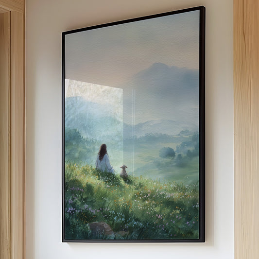 Meadow Mornings With Loyal Friend