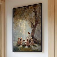 Gentle Words Beneath Autumn Boughs