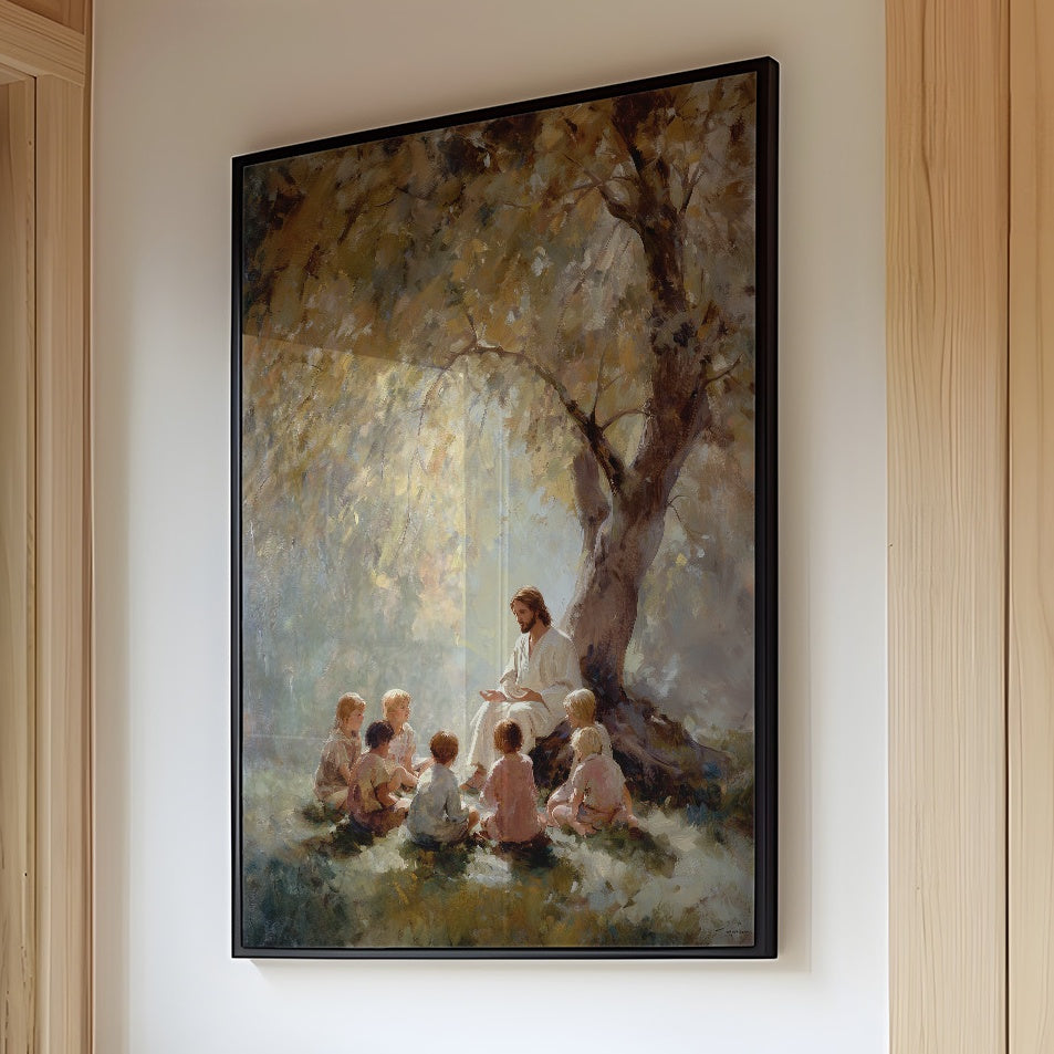 Gentle Words Beneath Autumn Boughs