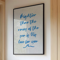 Morning Words In Azure Ink