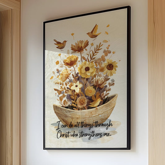 Golden Blooms Carry Faith's Promise