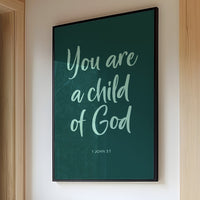 Sacred Words In Mint Glow