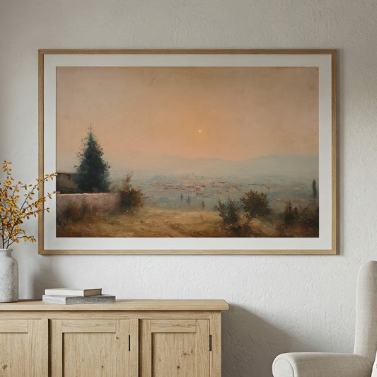 Apricot Haze Crowns Distant Valley