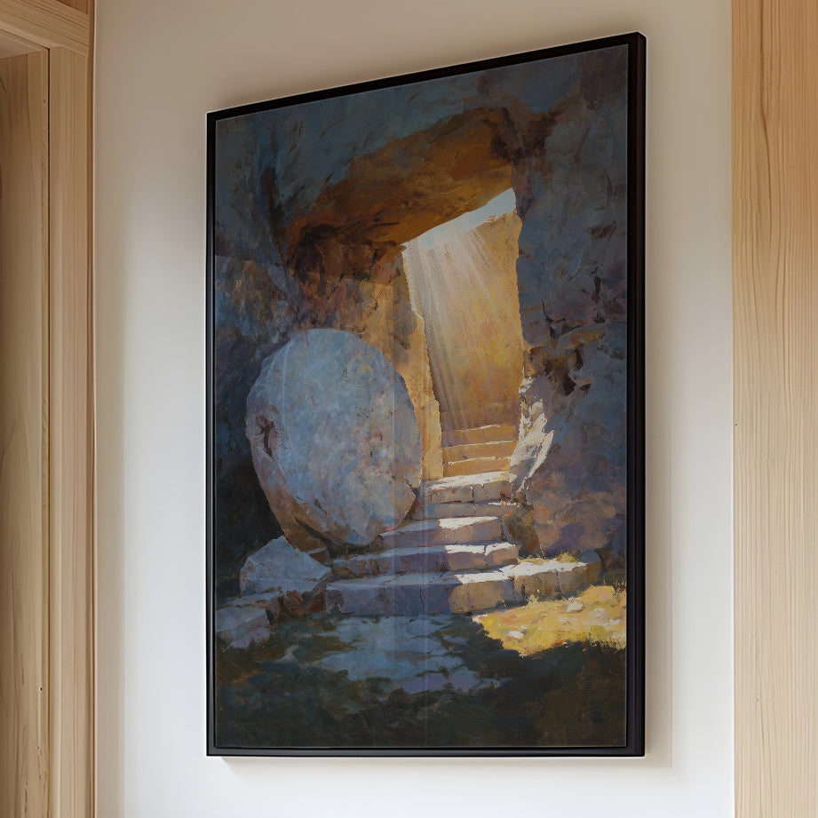 Empty Tomb Bathes in Resurrection Light