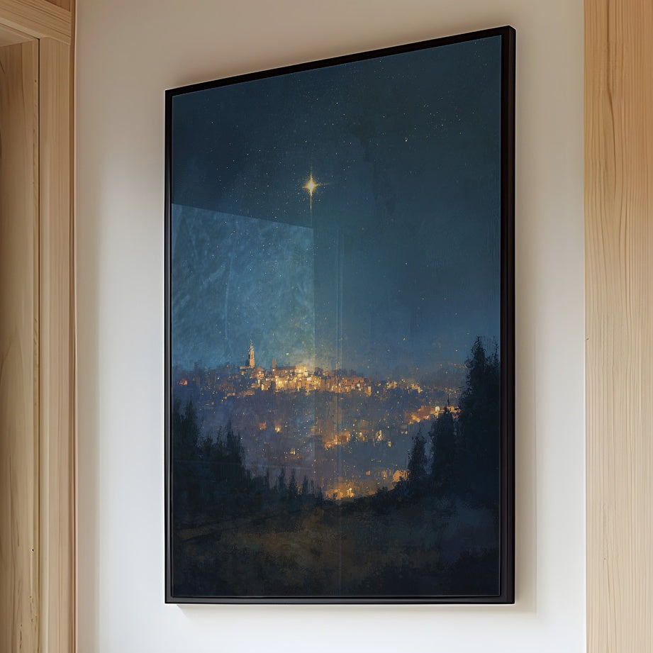 Celestial Beacon Illuminates Ancient Village