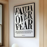 Typography Transcends Doubt Psalm 56:3-4
