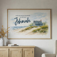 Coastal Promise Under Azure Skies Joshua 24:15
