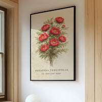 Crimson Nobility: Botanical Heritage Preserved