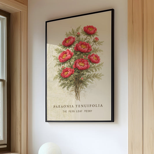 Crimson Nobility: Botanical Heritage Preserved