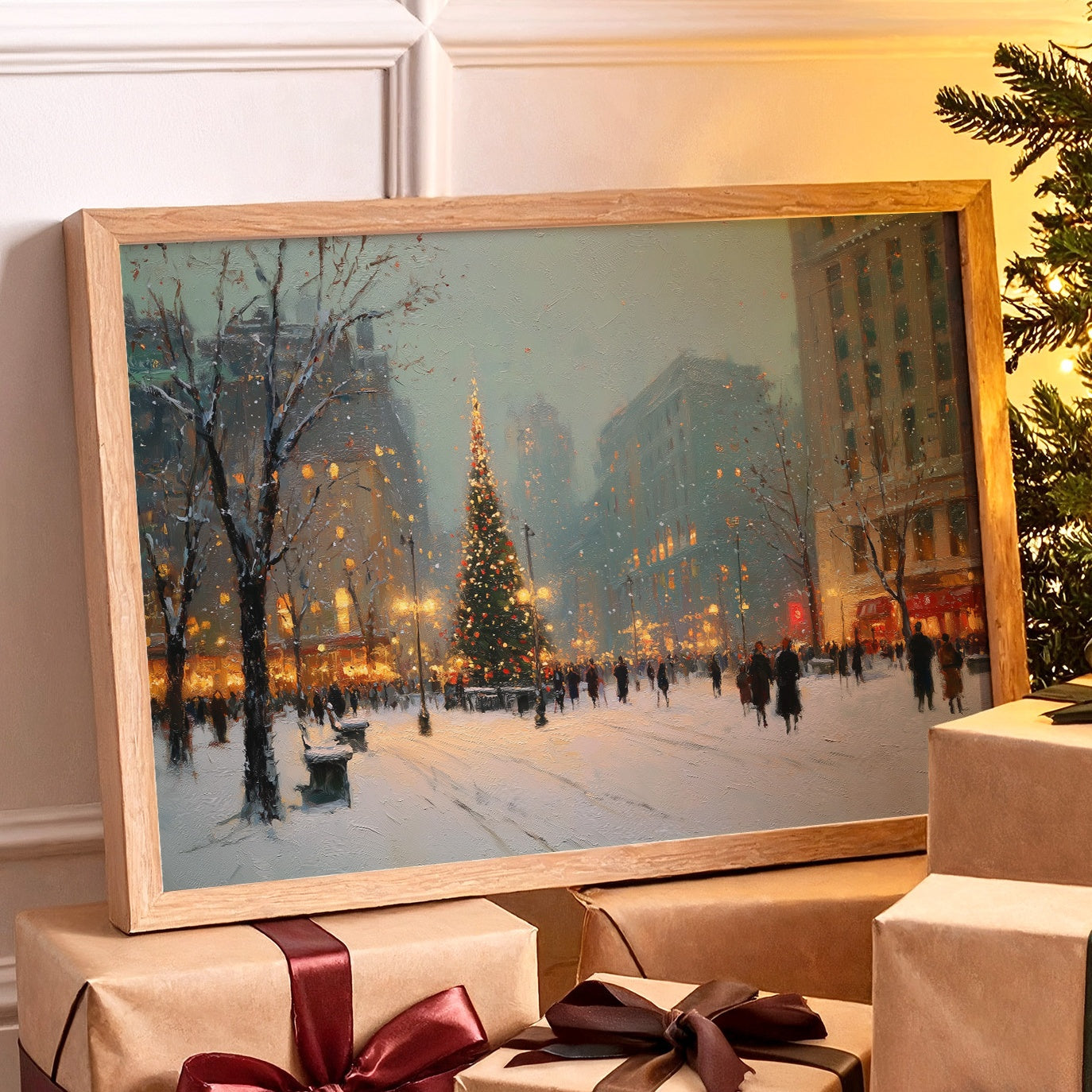 Yuletide Glow Through Winter's Cheer