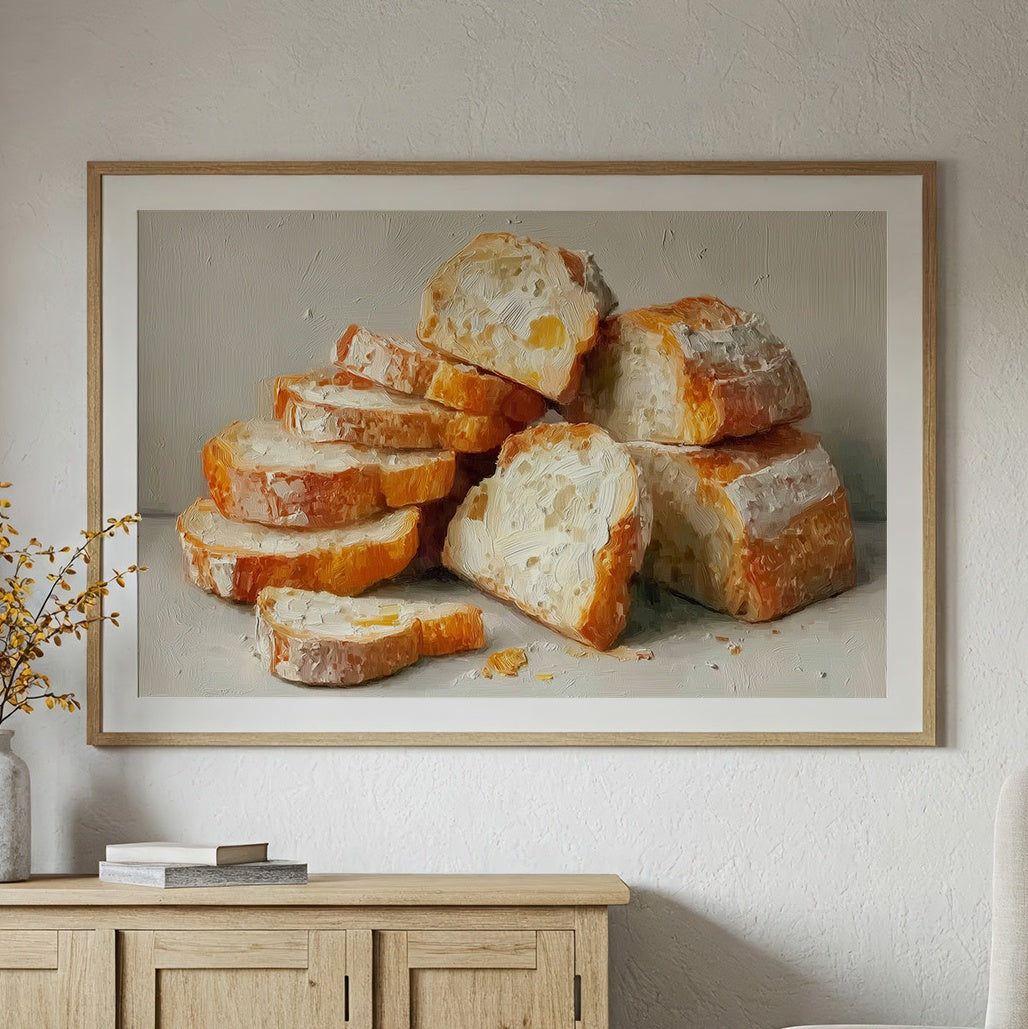 Rustic Bounty: A Symphony of Golden Bread